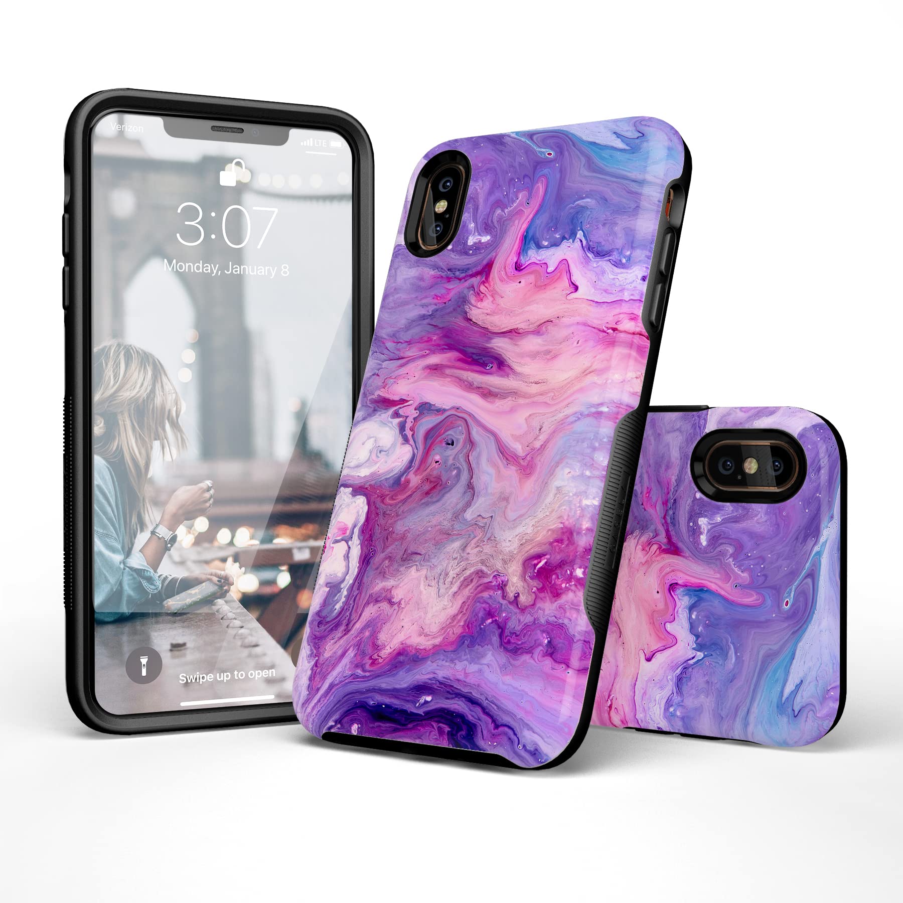 Amazon.com: Casely iPhone Xs Max Case | Tie Dying Over You